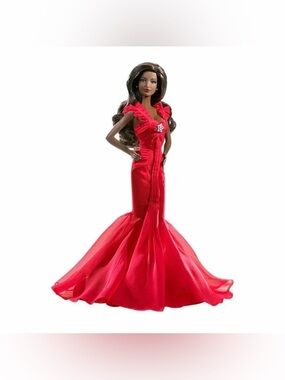 Barbie American Heart Association Go Red African American Doll Brand New